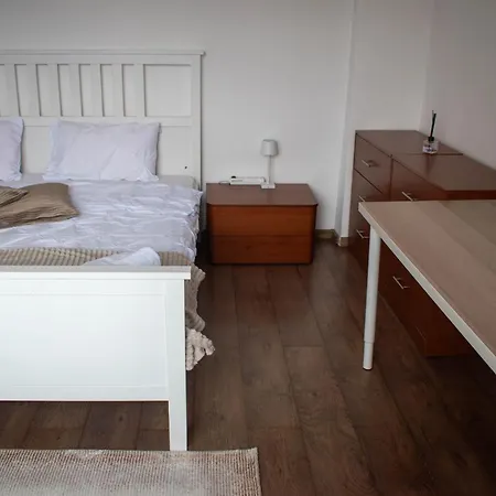 Sunny 1-bedroom Near Obor With Garden Patio And Workspace